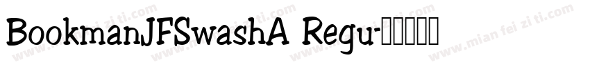 BookmanJFSwashA Regu字体转换